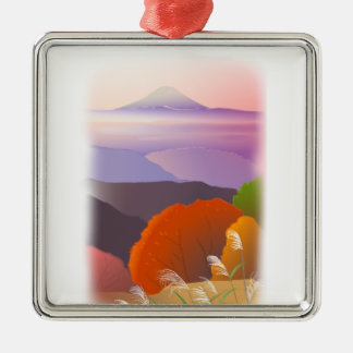 朝焼けに映える富士山 JULGRANSPRYDNAD METALL