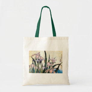 杜 若 と り ぎ り anbud, bud Iris och Grashopper, Hokusa Tygkasse