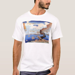 東 都 三 股 図, bud, Sumida River, Kuniyoshi, Ukiyo-e Tee Shirt