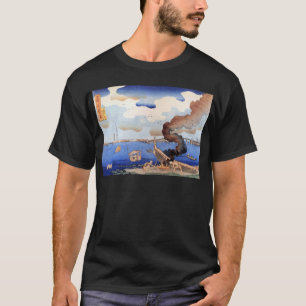 東 都 三 股 図, bud, Sumida River, Kuniyoshi, Ukiyo-e Tee Shirt