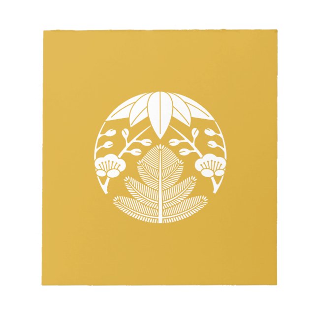 松 竹 梅 ANTECKNINGSBLOCK (Framsida)
