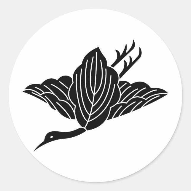 柏鶴 RUNT KLISTERMÄRKE (Framsida)