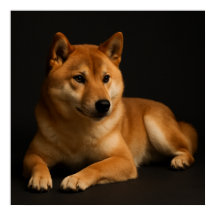 柴犬ポートレート Shiba Inu Art