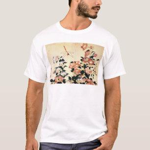 桔 梗, 北 Bellblomma och Dragonfly, Hokusai, Ukiyoe Tröja