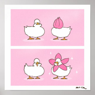 桜もちもちアヒル  POSTER