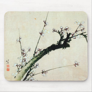 梅花 北斎plommonblommar, Hokusai, Ukiyo-e Musmatta