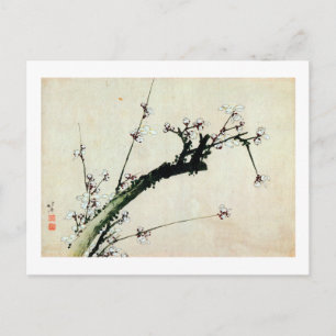 梅花 北斎plommonblommar, Hokusai, Ukiyo-e Vykort