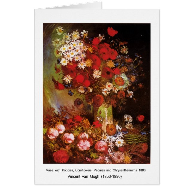 梵 高 Vincent Van Gogh Hälsningskort (Framsidan)