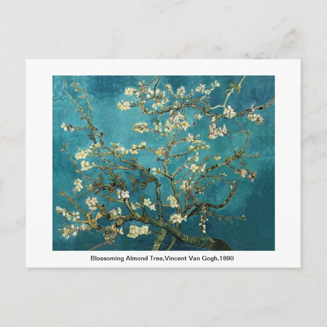 梵 高 Vincent Van Gogh Vykort (Framsida)