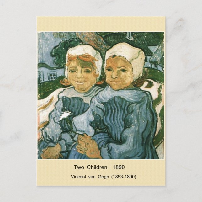 梵 高 Vincent Van Gogh Vykort (Framsida)