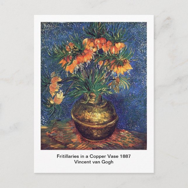 梵 高 Vincent Van Gogh Vykort (Framsida)