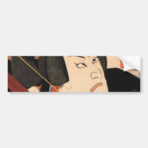 歌 舞 伎 者, 国 Kabuki Actor, Kuniyoshi, Ukiyoe Bildekal