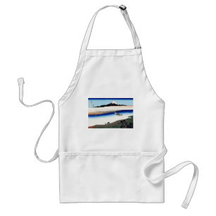 武 州 玉 川, 北 Visa Mt.Fuji från Tamagawa, Hokusai Förkläde