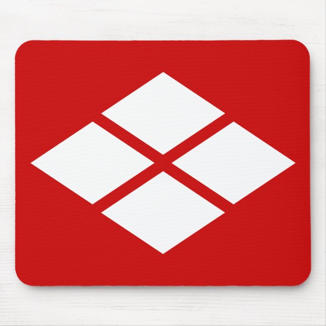 武 田 信 家 紋, Takeda Shingen KAMON, japansk familjekr Musmatta (Framsidan)