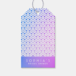 毘沙門亀甲 Bishamon Kikko Japansk KIMONO Presentetikett