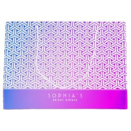 毘沙門亀甲 japansk kimono presentpåse