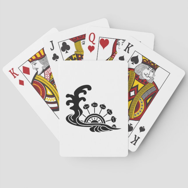 水に水車 SPEL KORT (Baksidan)