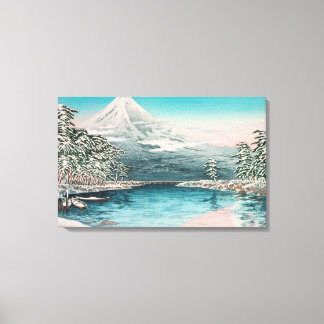 浮世絵キャンバス ukiyoe 高橋松亭 「田子の浦」 canvastryck