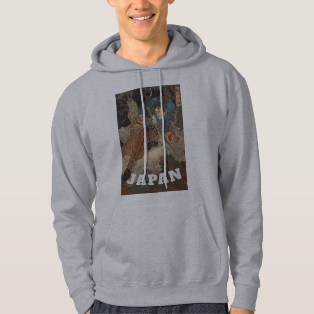 浮世絵　SAMURAI HOODIE (Framsida)