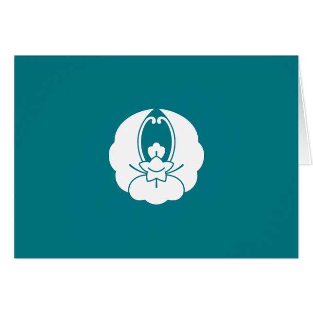浮線花菱 HÄLSNINGSKORT (Framsidan Horizontal)