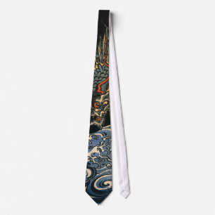 海 龍, 国 芳, Sea Dragon, Kuniyoshi, Ukiyo-e Slips