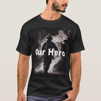 消防士 ヒーロー クール 応援 感謝 T SHIRT