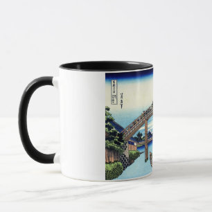 深 川 万 橋 下, 北 bud Visa Mt.Fuji från Fukagawa, Hokus Mugg