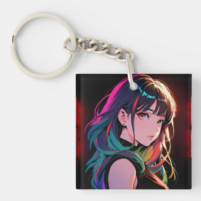 煌霞の少女【Radiant Haze Girl】セラミックタイル (Framsidan)