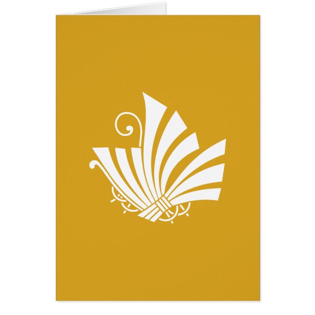 熨 斗 蝶 HÄLSNINGSKORT (Framsidan)