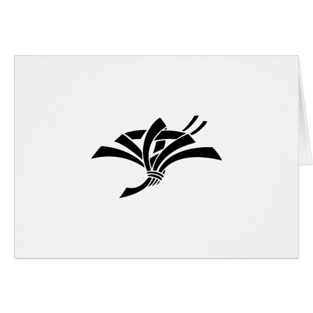 熨 斗 鶴 HÄLSNINGSKORT (Framsidan Horizontal)