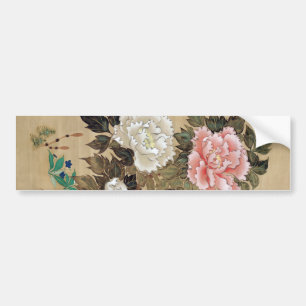 牡 丹, 其 Peony, Kiitsu, Japan Art Bildekal