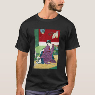 猫と女, 国周katt och kvinna, Toyohara Kunichika, T Shirt