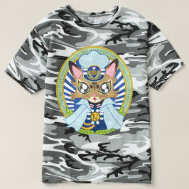 猫の船長さん(ソマリ猫プリンちゃん)猫の船長さん-Captain T Shirt