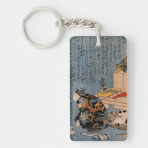 猫好きな絵師の自画像 国芳målare, som gillar katter, Kuniyoshi