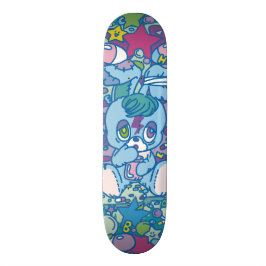 病み月のうさぎ　スケートボード【デッキ】 MINI SKATEBOARD BRÄDA 18,5 CM