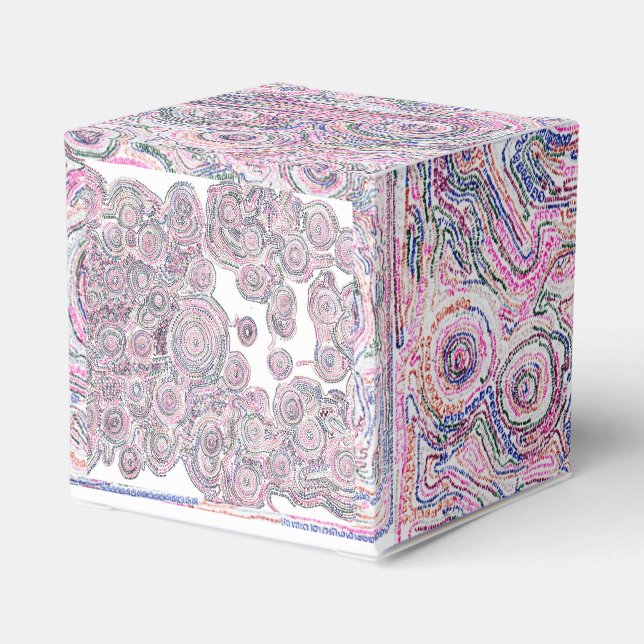 白い線の入った「算数曼荼羅」ボックス PRESENTASKAR (Baksidan Sidan)