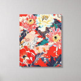 百花繚乱 Reimagined2 Canvastryck