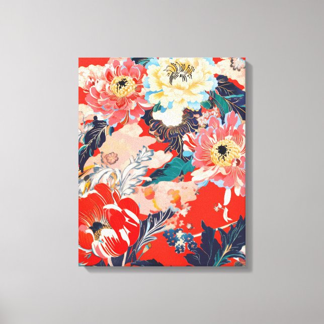 百花繚乱 Reimagined2 Canvastryck (Framsida)