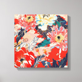 百花繚乱 Reimagined2 Canvastryck
