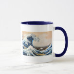 神奈川沖浪裏 北斎underbar vinkar, Hokusai Mugg<br><div class="desc">Katsushika Hokusai (Oktober eller November 1760 - maj 10, 1849) var en japansk konstnär, ukiyo-emålare och printmaker av den Edo perioden. I hans tid var han Japan att leda som var sakkunnigt på kinesisk målning. Bördiga Edo (nu Tokyo), Hokusai är bäst-bekant, som författare av träklosstryckserien Thirty-six beskådar av Mount Fuji...</div>