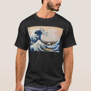 神奈川沖浪裏 北斎underbar vinkar, Hokusai T-shirt