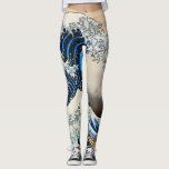 神奈川沖浪裏 北斎underbar vinkar, Hokusai, Ukiyo-e Leggings<br><div class="desc">葛飾北斎 Katsushika Hokusai (Oktober eller November 1760 - maj 10, 1849) var en japansk konstnär, ukiyo-emålare och printmaker av den Edo perioden. I hans tid var han Japan att leda som var sakkunnigt på kinesisk målning. Bördiga Edo (nu Tokyo), Hokusai är bäst-bekant, som författare av träklosstryckserien Thirty-six beskådar av Mount...</div>