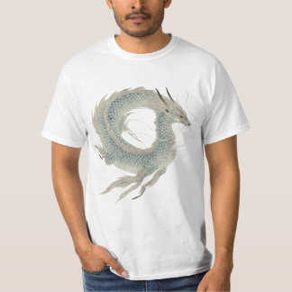 「神蒼龍」Japanese style ink painting T-shirt T Shirt