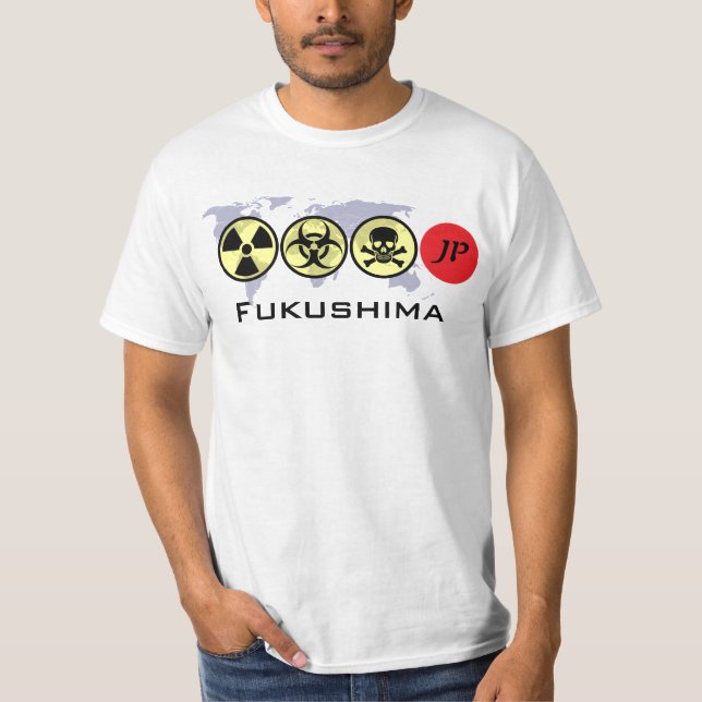 福島 för Japan 日本国JP Fukushima Tröja (Framsida)