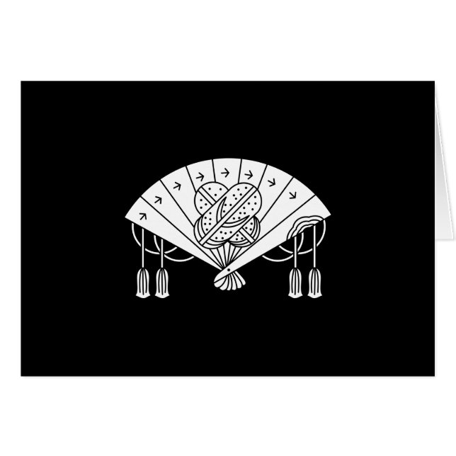 秋田扇 HÄLSNINGSKORT (Framsidan Horizontal)