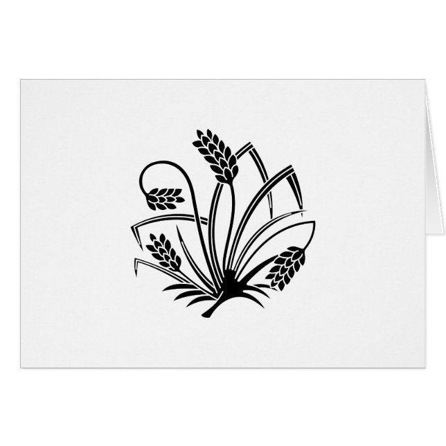 稲 蝶 HÄLSNINGSKORT (Framsidan Horizontal)