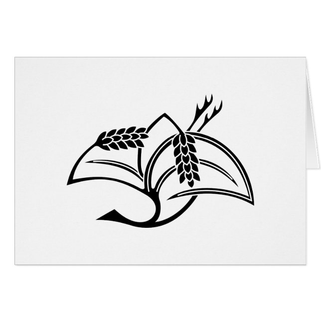 稲 鶴 HÄLSNINGSKORT (Framsidan Horizontal)