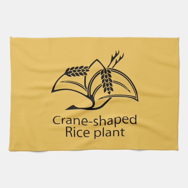 稲 鶴 KÖKSHANDDUK (Horisontell)