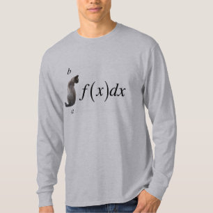 積 分 猫 シ ャ ツ T SHIRT