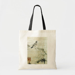 竹 雀, 可 翁 Sparrow och Bamboo (detaljer), Kao Tygkasse